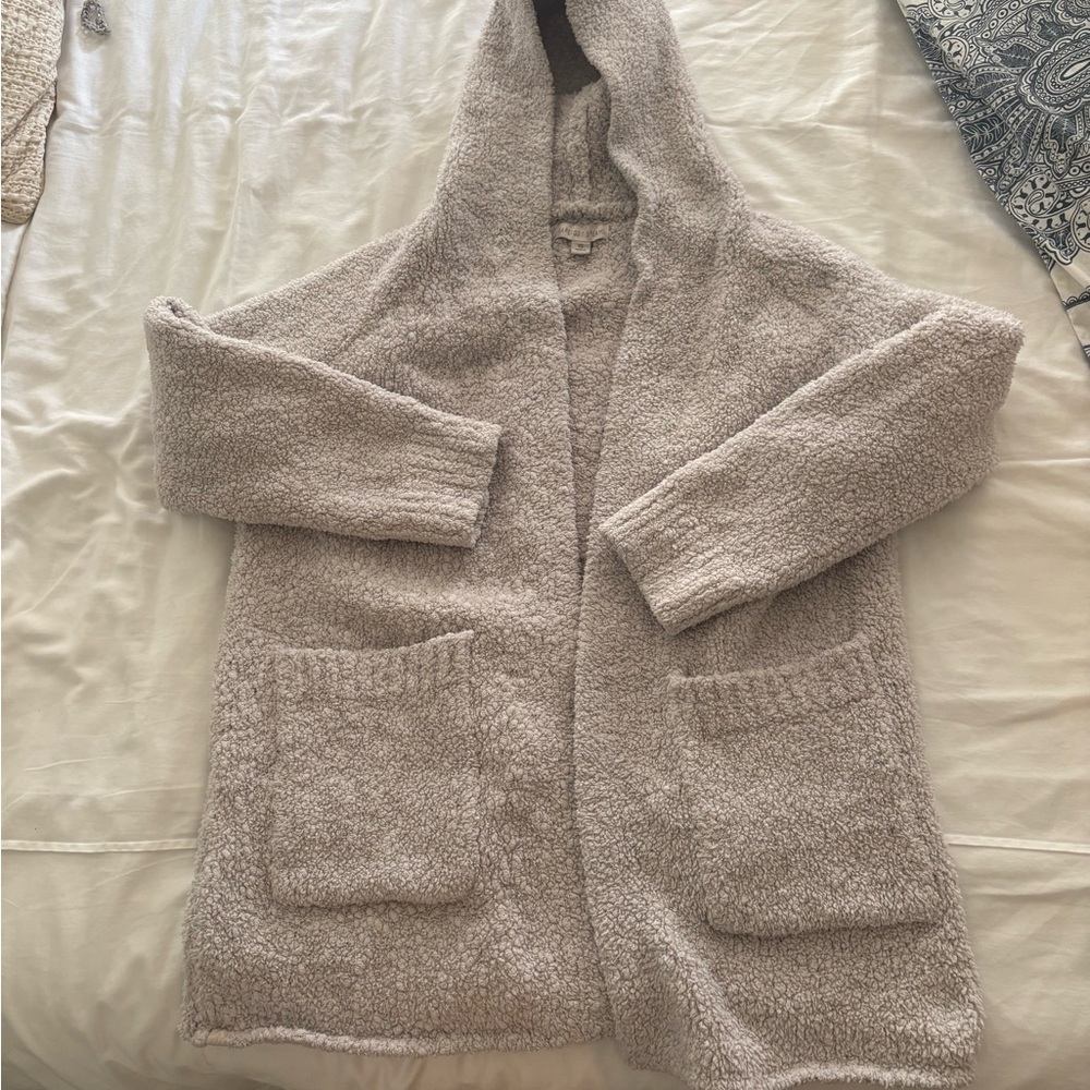 Barefoot Dreams Cozy Cream Hooded Sweater